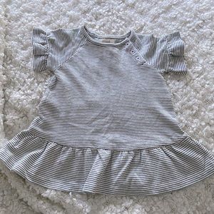 Peek Kids Black/White Pin Stripe Dress